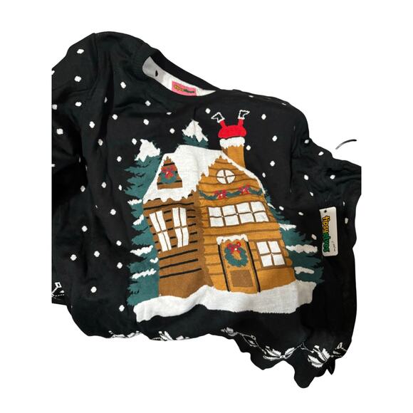 Tipsy Elves WOMEN'S LIGHT SHOW LIGHT UP UGLY CHRISTMAS SWEATER 4XL NWT - Picture 2 of 5